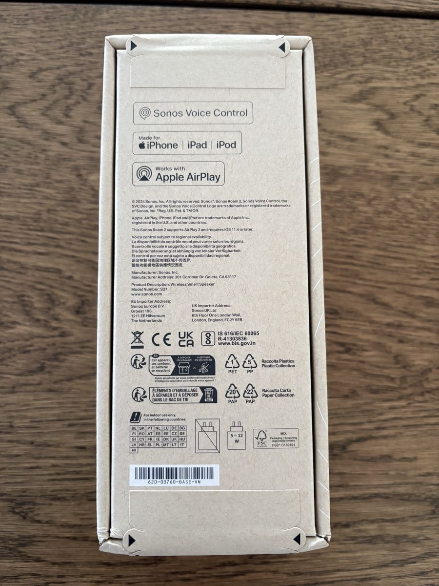 Sonos Casse acustiche: Sonos Roam 2 – Nuovo e nell'imballaggio originale da Glarus venduto da faegli9 1