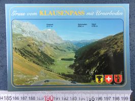 KLAUSENPASS MIT URNERBODEN URI AK