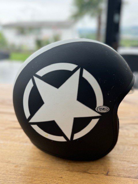 Caschi & visiere: Premier Vintage Star Jet Helm, Grösse M – Usato da Hohenrain venduto da murmelinchen25