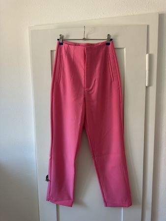 Stradivarius Hose pink hohe Taille Grösse 36 neuwertig