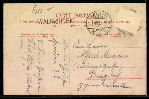 Cartoline postali: Walkringen, Geschäft Burkhalter, Totala – Usato da Berlin venduto da bartko-reher 1