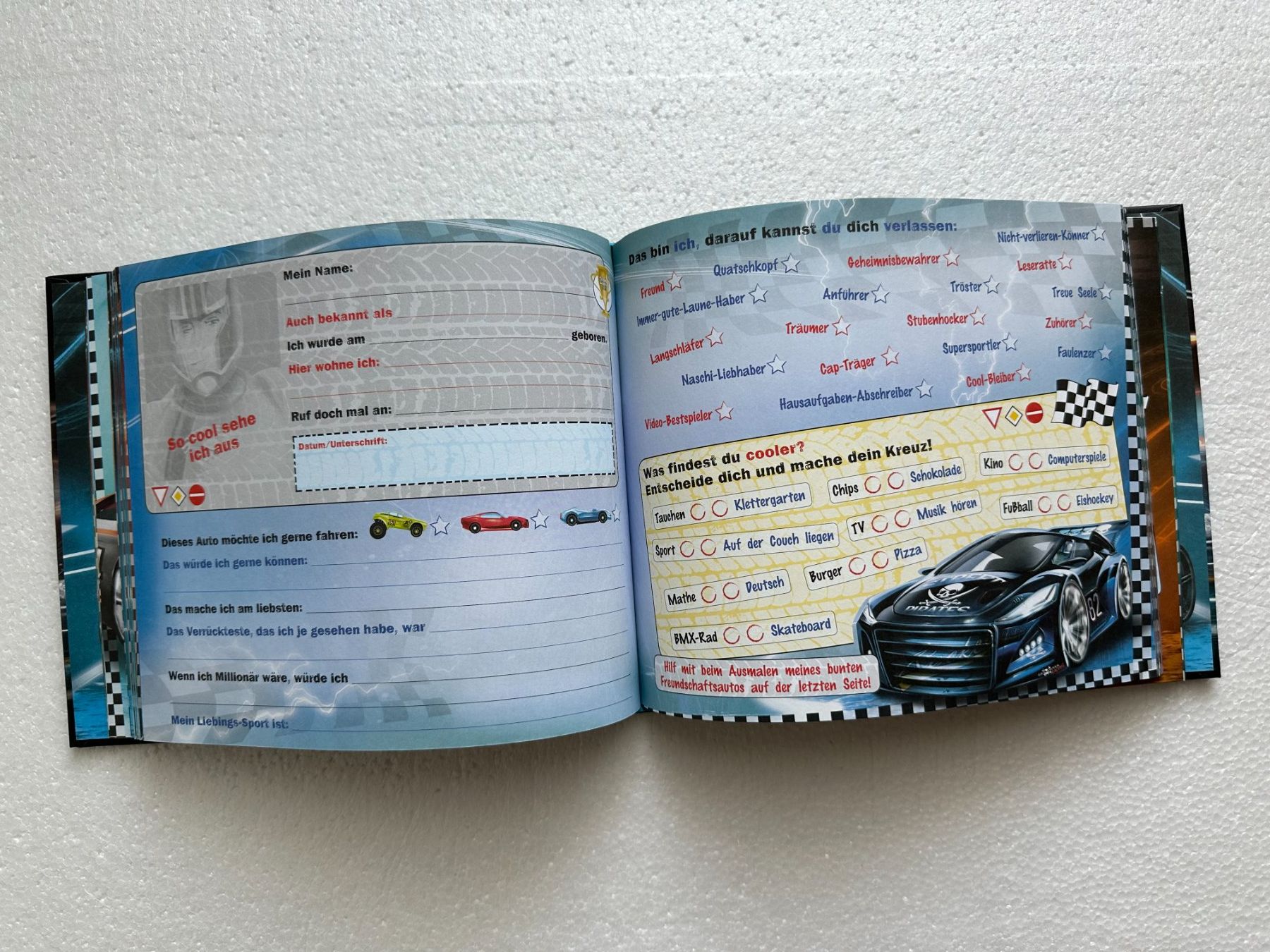Libri: Freundebuch Monster Cars – Nuovo (secondo la descrizione) da Boppelsen venduto da KASIBO 1