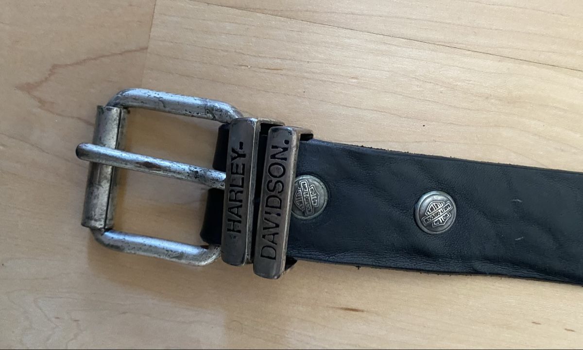 Harley-Davidson Gürtel: Harley Davidson Ledergurt 106 lang cm 3,5 cm breit – Gebraucht aus LUZERN von Supigers 2
