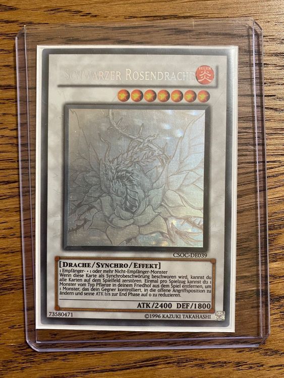 Yugioh Ghost Rare Schwarzer Rosendrache Kaufen Auf Ricardo