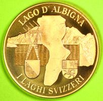 MEDAILLE  /  LAGO DI ALBIGNA  /  DIE SCHWEIZER SEEN