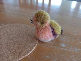 Steiff, Rotkehlchen (ohne Beine!), alt!