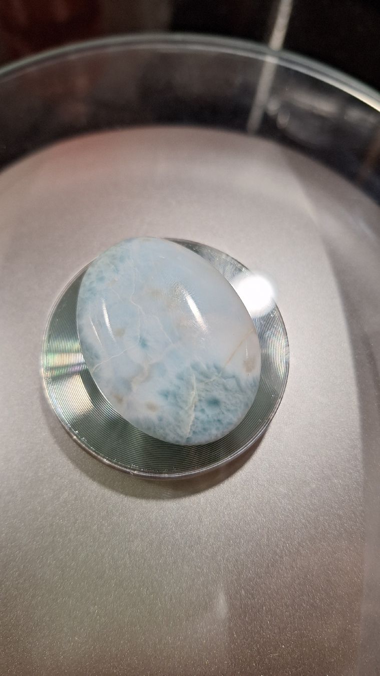 Minerali & Pietre curative: Larimar Edelstein, hellblau, Wunderschön! – Nuovo e nell'imballaggio originale da Zürich venduto da anna3929