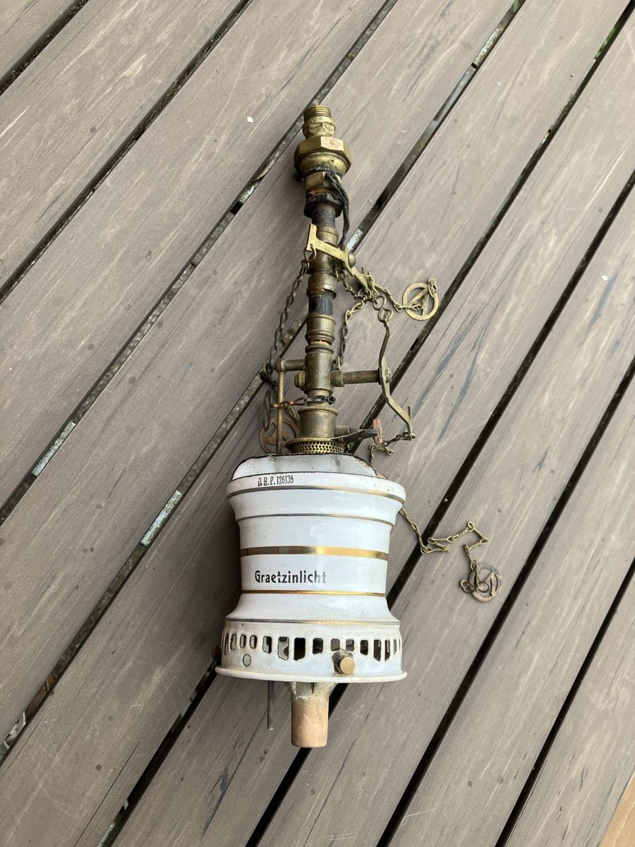 Lampade: Lampe, Gaslampe, D.R.P., Graetzinlicht – Difettoso da Neftenbach venduto da 889095