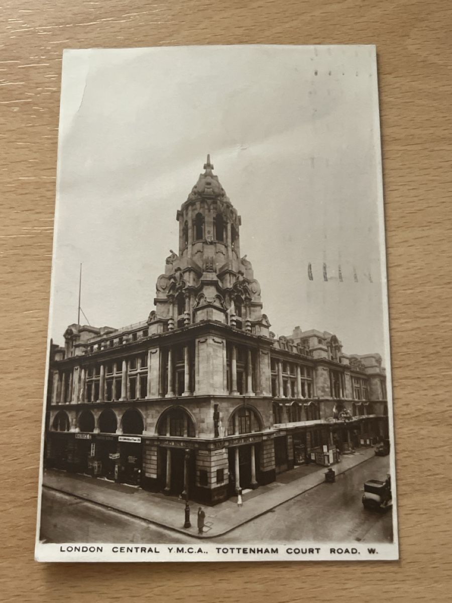 Cartoline postali: London Central YMCA, alte Ansichtskarte, Tottenham Rd. – Usato da Hinwil venduto da Chuan2