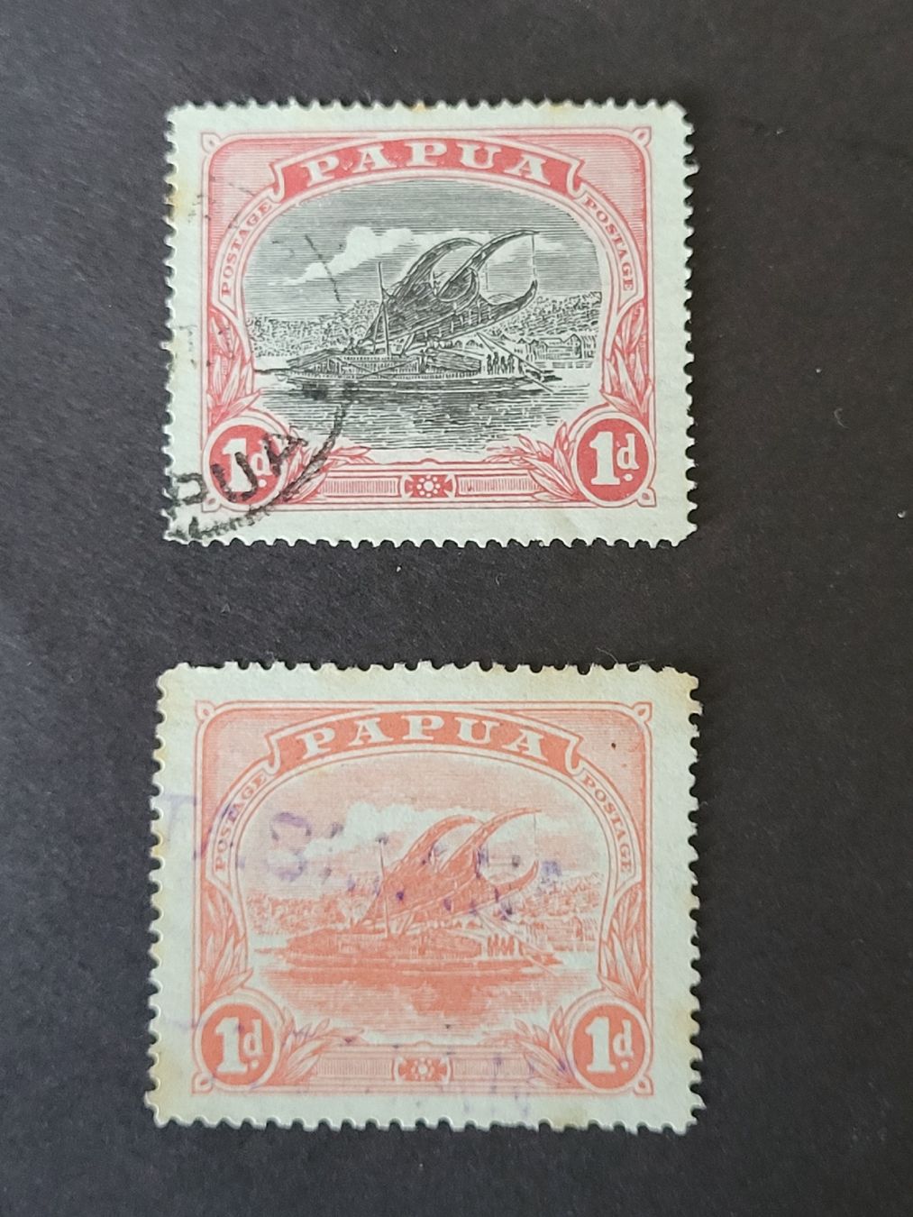 Tutti i francobolli: Papua  -  Zwei Ausgaben ab 1908 – Usato da stäfa venduto da brandy66