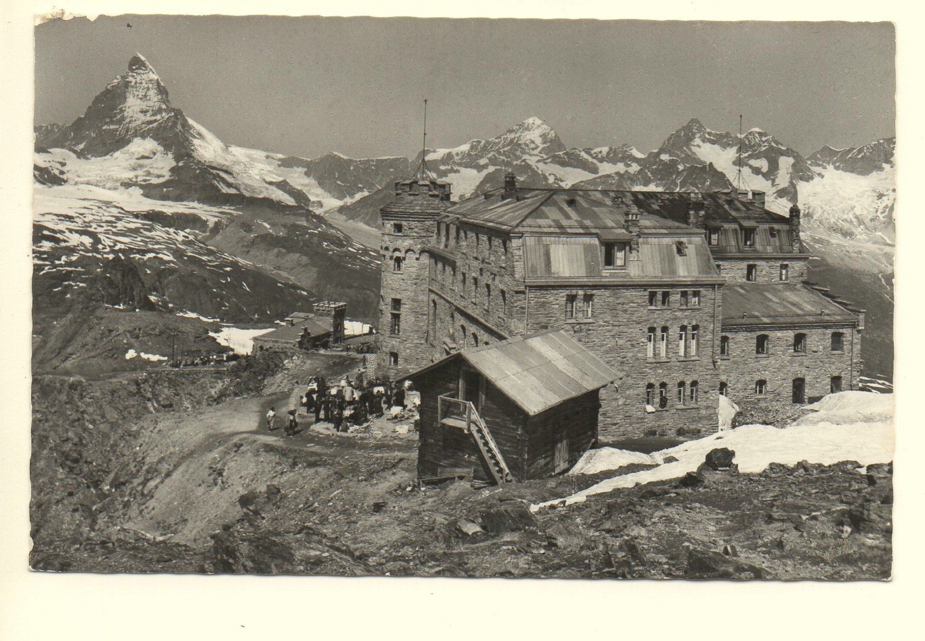 Cartoline postali: ZERMATT Hotel und Station Gornergrat – Usato da Jona venduto da philajona