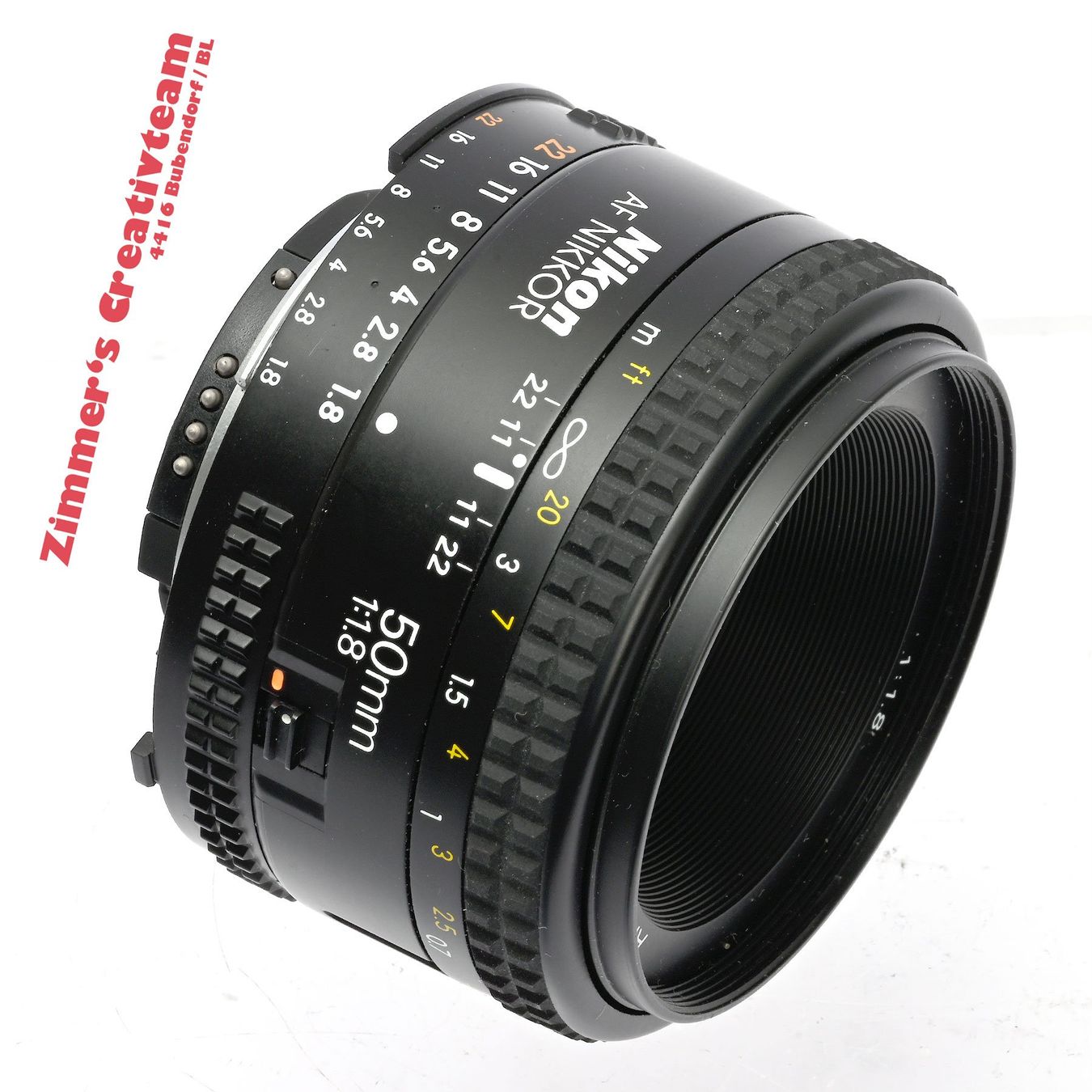 Nikkor Obiettivi: AF Nikkor 50mm 1.8, Nikon Autofocus – Usato da Bubendorf venduto da zimmers_creativteam