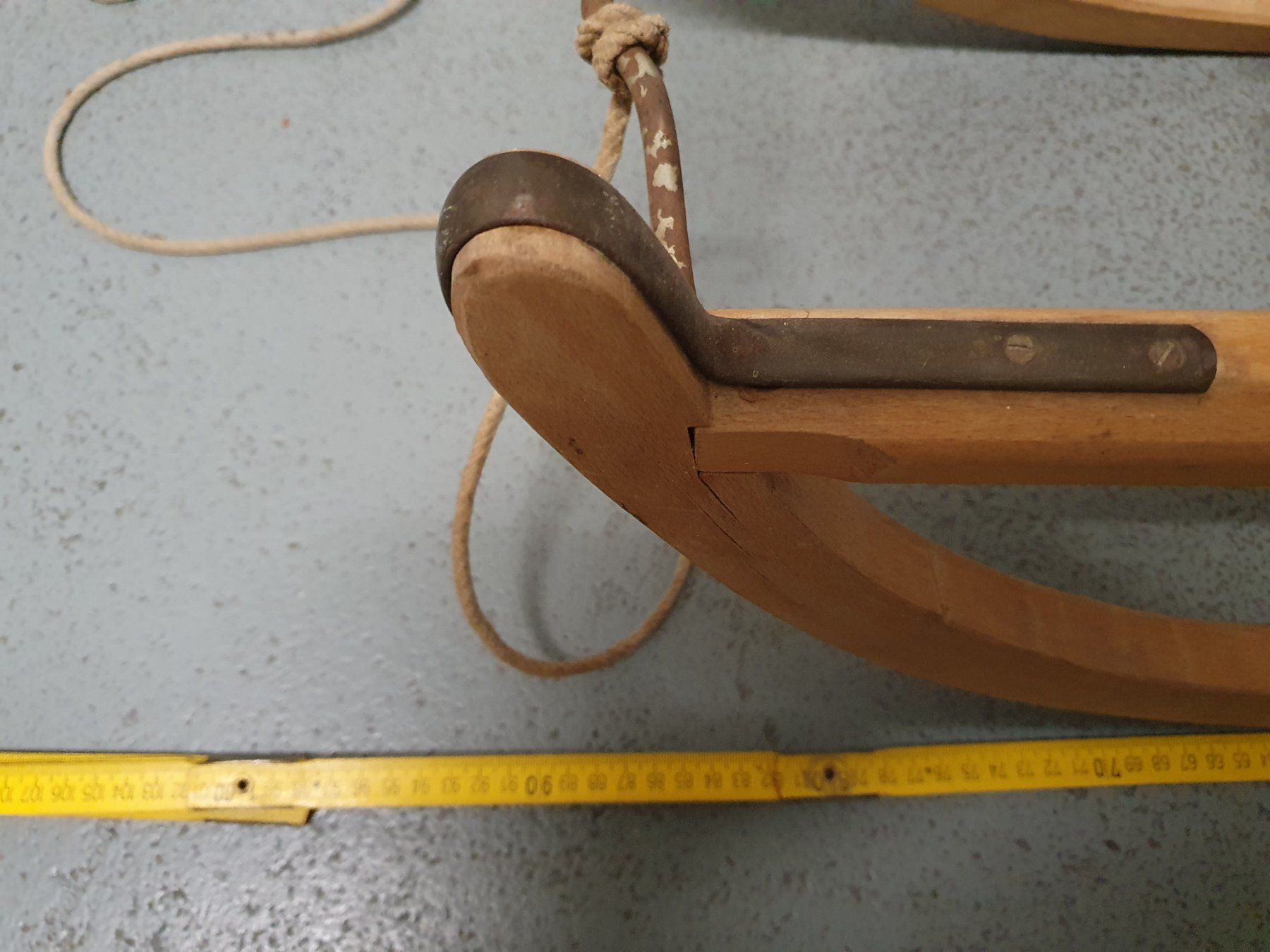 Schlitteln: Davoser Schlitten / Davos Rodel Holzschlitten – Gebraucht aus Rothenburg von Bleonhard 2