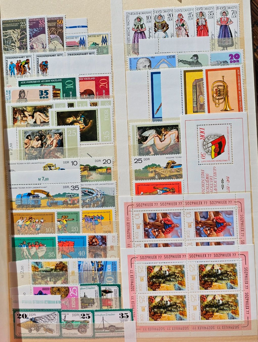 Tutti i francobolli: Sammlung Briefmarken DDR ** – Nuovo (secondo la descrizione) da Les Valettes venduto da Nuba1