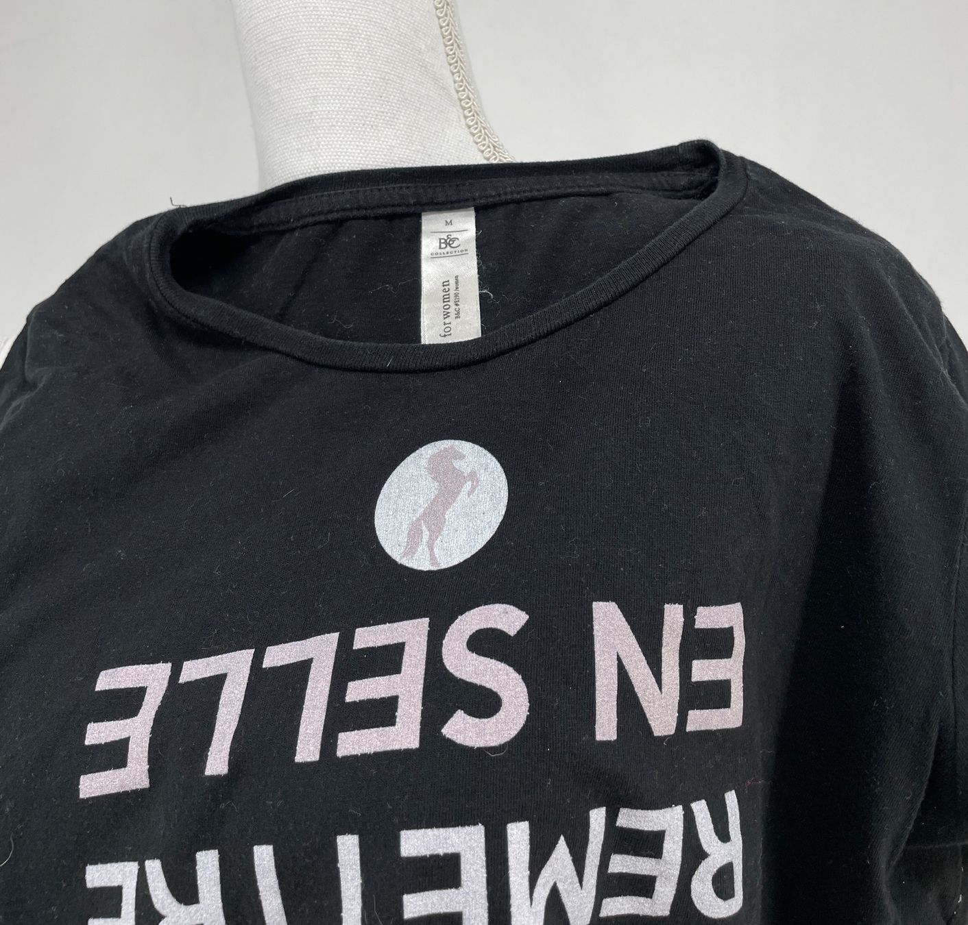 T-shirt: B&C T-Shirt noir M – Usato da Lausanne venduto da PlusValue_Lausanne 3