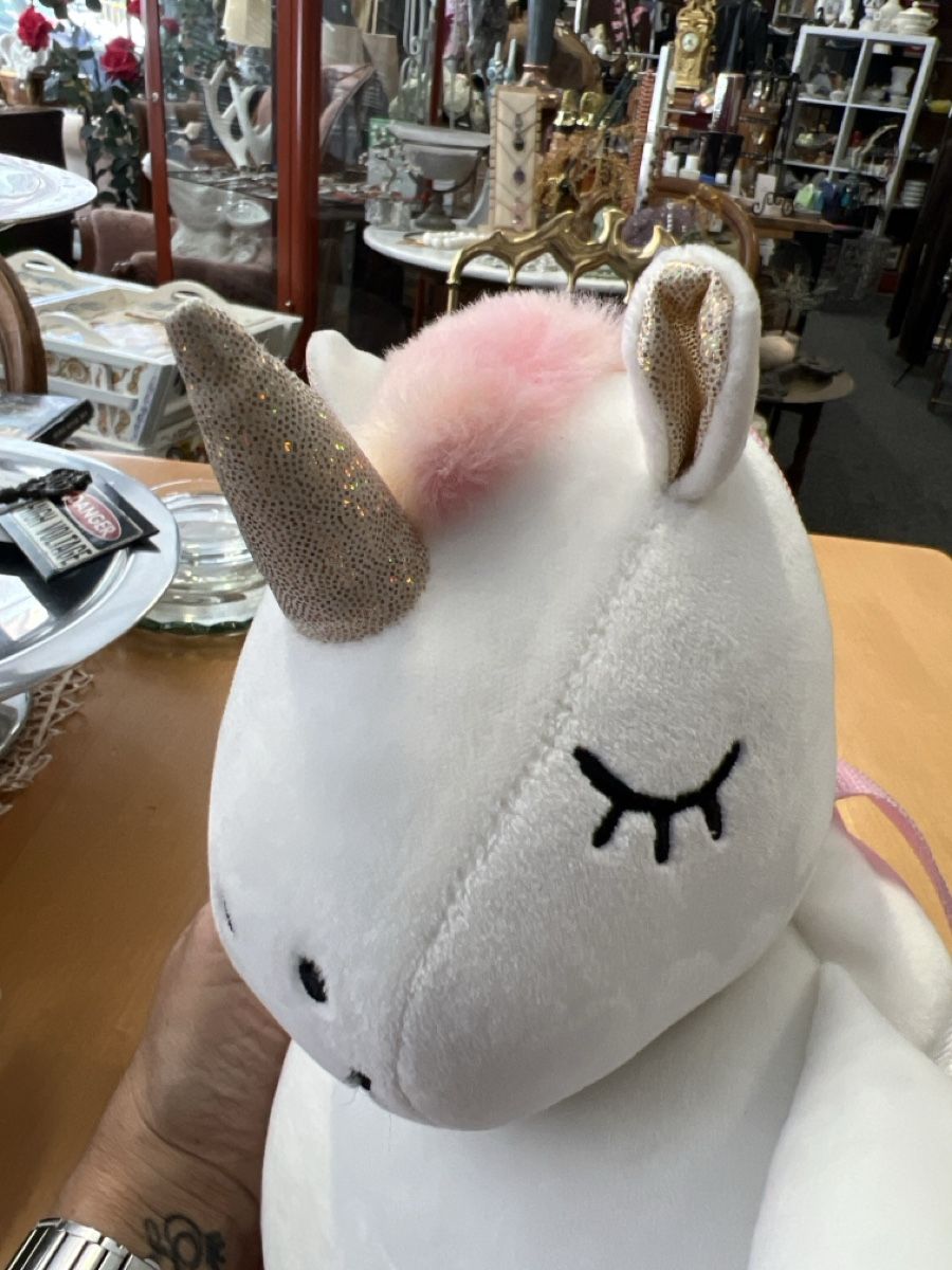 Borse & Zaini: Kinderrucksack Einhorn Plüschtier Kleinkind Rucksack  – Usato da Rorschach venduto da TrendyDeals 3