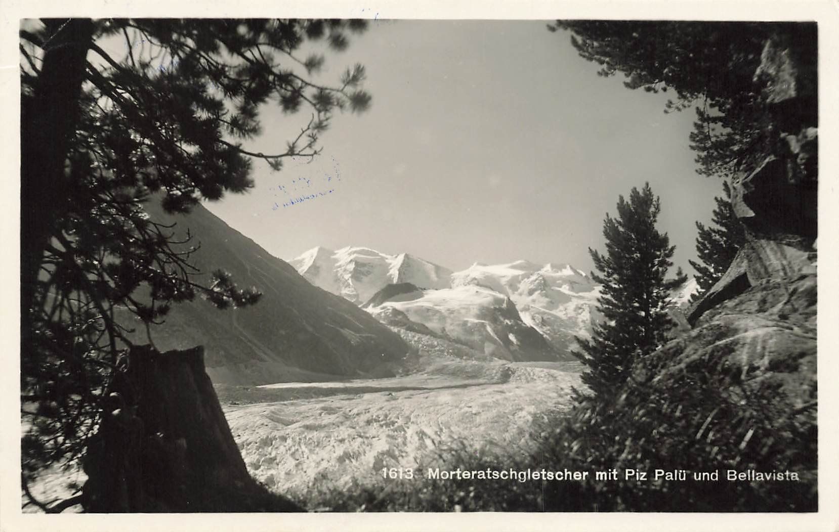 Ansichtskarten: Morteratschgletscher Piz Palu – Gebraucht aus Schwyz von Seffi56