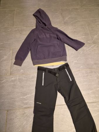 Thermo Wanderhose und Wanderpulli 122/128