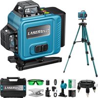 Kreuzlinienlaser Grün Stativ 4 360 16 Linien Laser Level