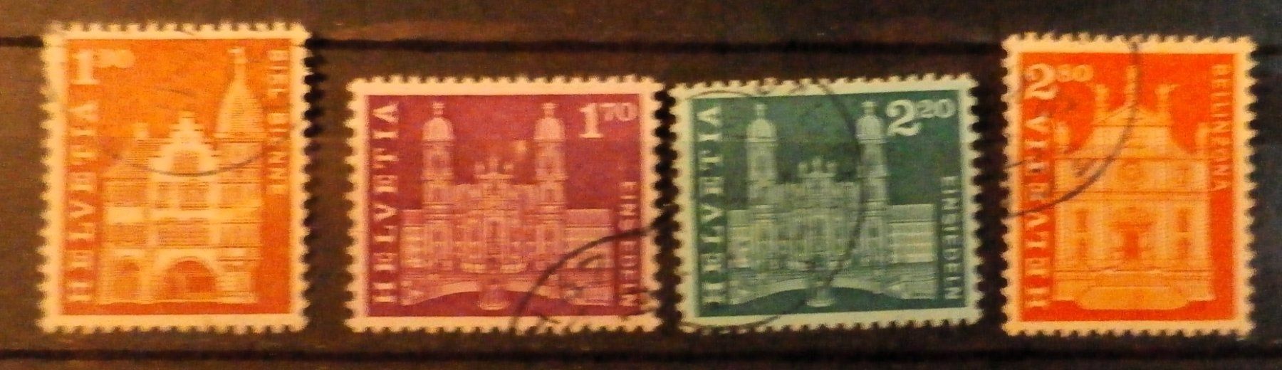 Tutti i francobolli: CH 1963 Baudenkmäler – Usato da Kehrsatz venduto da Bernherb2 1