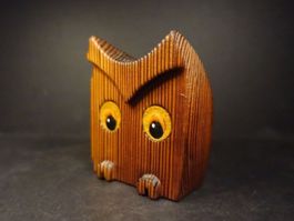 Eule aus Holz, von Green Mountain Trout Creek, USA