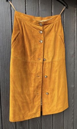 Vintage Lederjupe