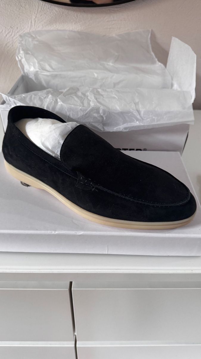 Herrenschuhe: Loafer aus Leder, Schwarz, 43/44 – Neu und originalverpackt aus Kloten von mor_m8mp