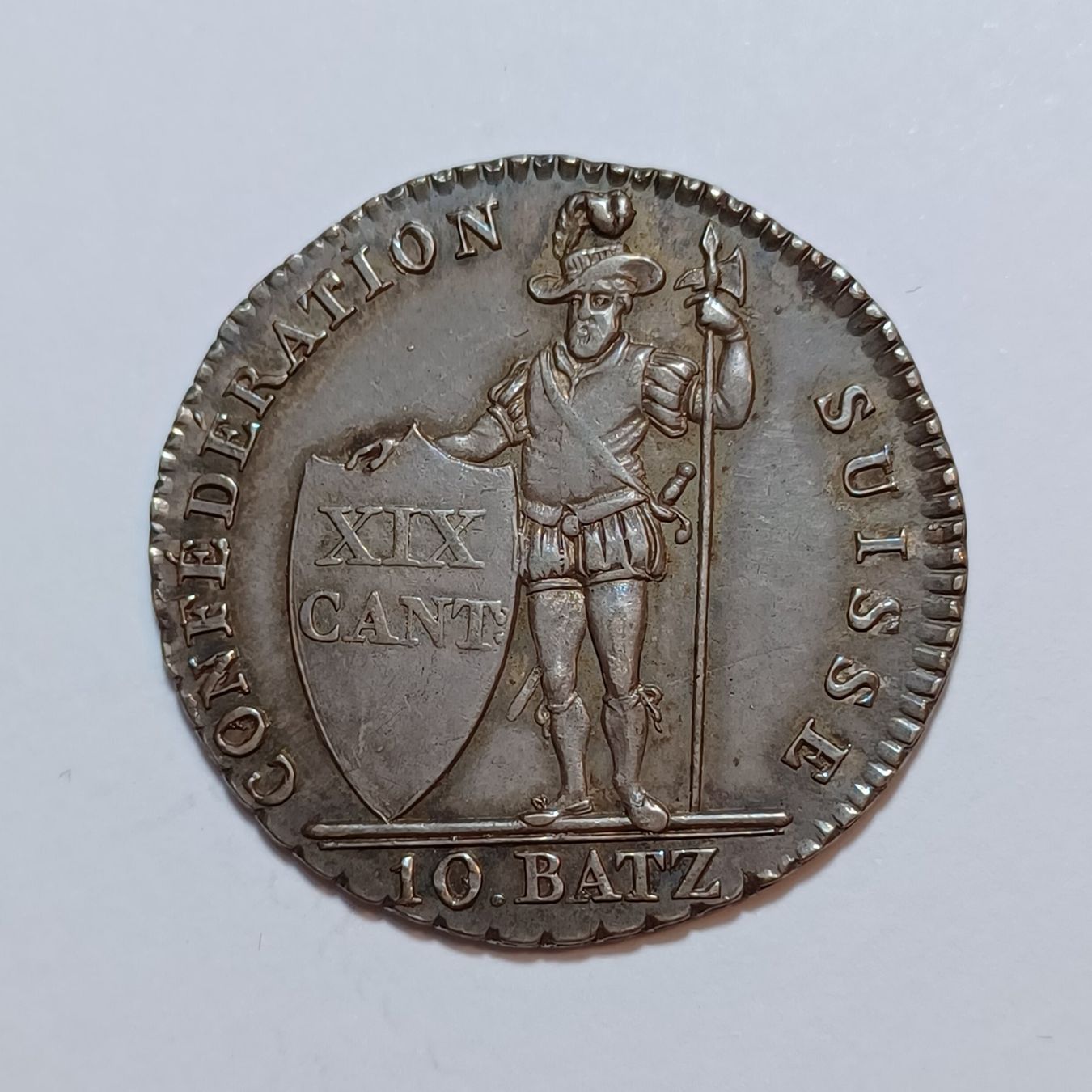 Tutti le monete: 10 Batzen 1811 Waadt – Usato da Pfäffikon ZH venduto da Schweizer_Muenzen 1