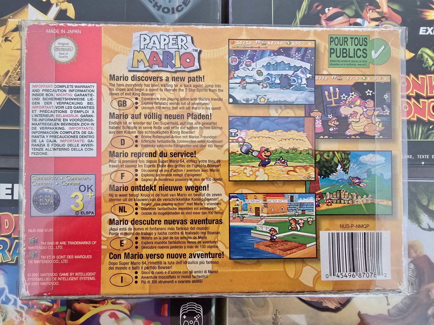 Nintendo Giochi: Paper Mario - Nintendo 64 – Usato da hombrechtikon venduto da eatos88 1