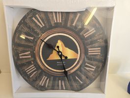 Wanduhr Vintage Matterhorn neu Design Geschenkidee