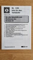 Info Verkaeufer Nr. 3/95 Bahnhöfe Kreises III