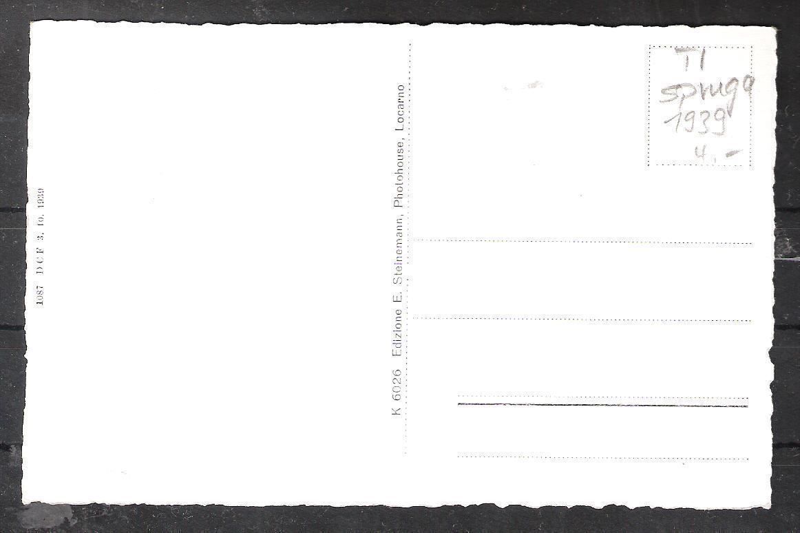 Cartoline postali: 1939 alte Dorfansicht Spruga Val Onsernone – Nuovo (secondo la descrizione) da Zürich venduto da Hagliweg 2