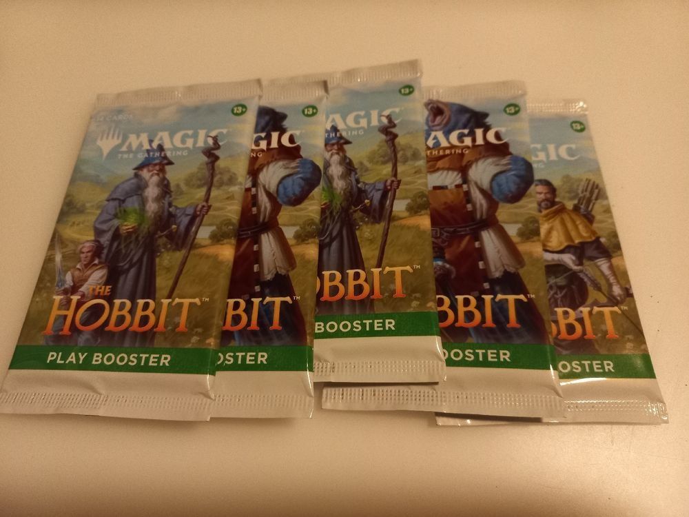 5x MTG The Hobbit Play Booster English OVP Sealed (Gebraucht) in ...