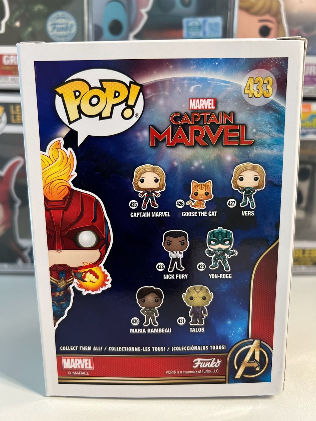 Funko Figuren: Funko POP! Captain Marvel Edition Limitée Glow Target 2019 – Gebraucht aus Le Mouret von perfectbijou 2