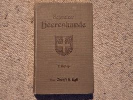 Schweizer Heereskunde von Oberst Karl Egli 1916