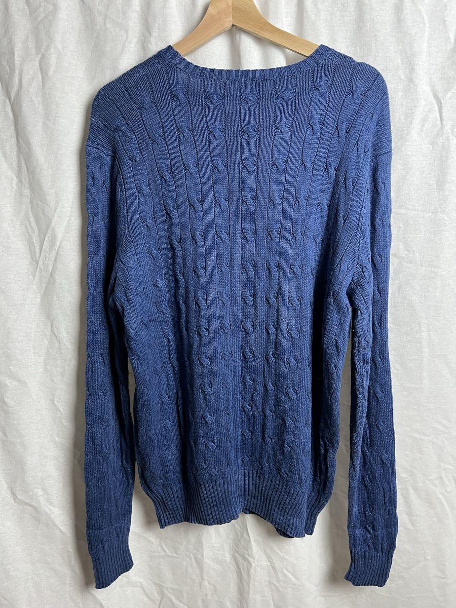 Maglioni & Felpe: Pull torsadé Ralph Lauren bleu – Nuovo (secondo la descrizione) da Les Avanchets venduto da lunedeneige.shop 3