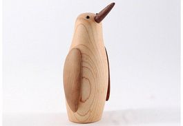 Ein Penguin Holzfigur "Holz Penguin"