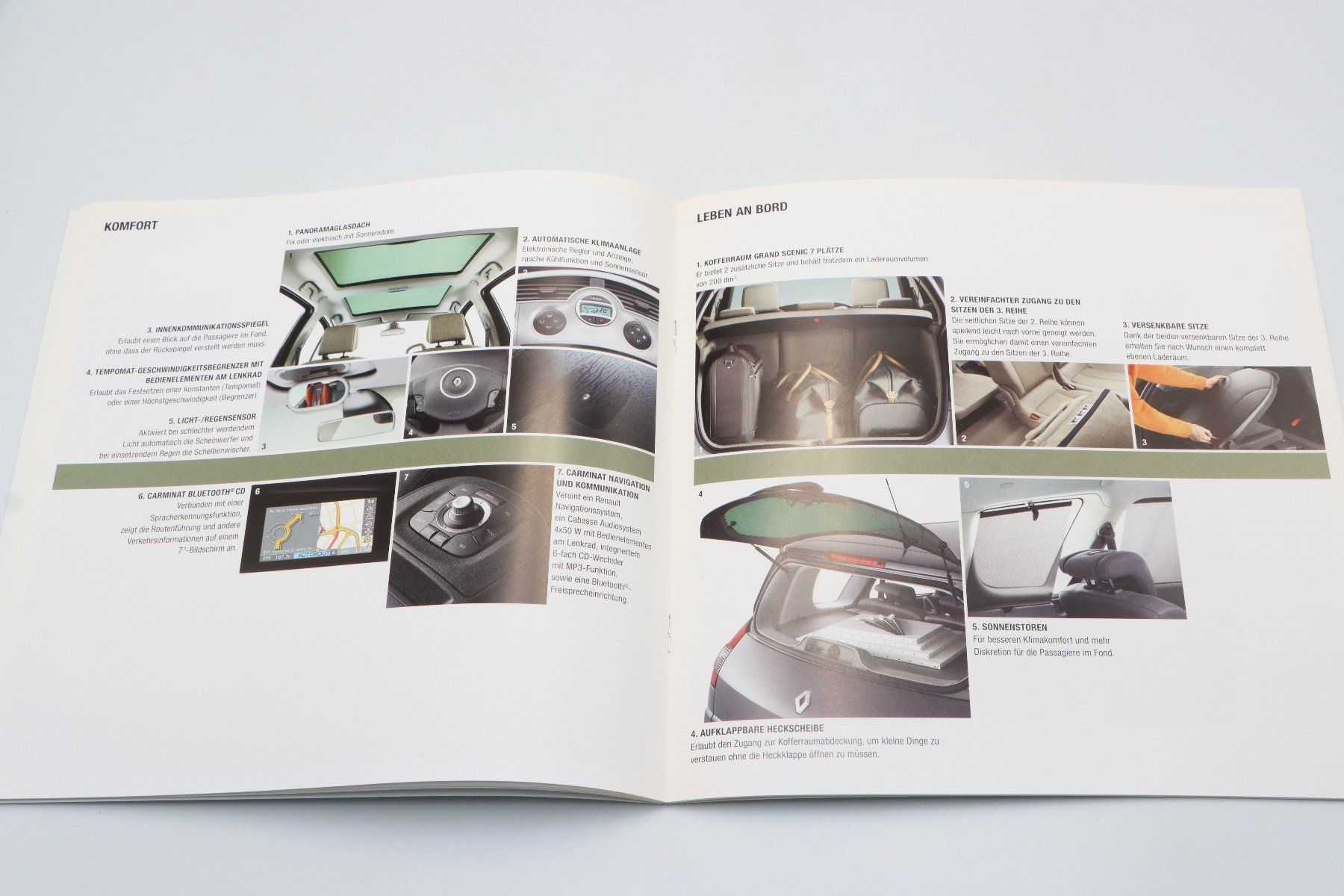 Renault Documenti: Renault Scenic 2008 Prospekt – Usato da Bühl b.Aarberg venduto da Collectorpassions 6