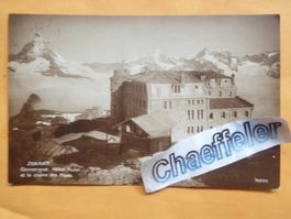 1923 Zermatt, Gornergrat. Hotel Kulm