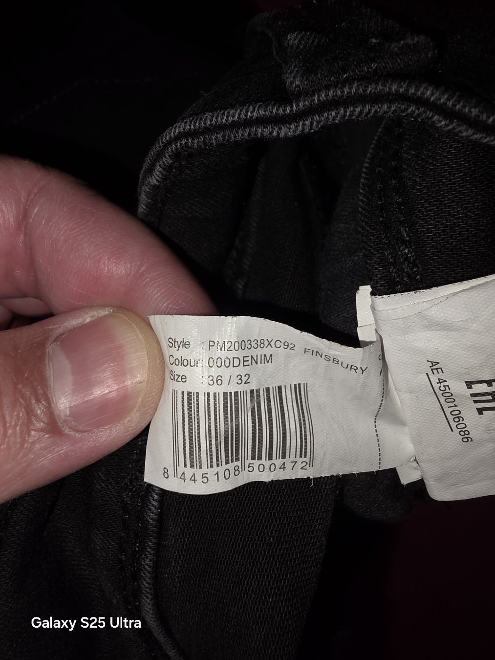 Jeans: Jeans Pepe Jeans, noir, taille 36/32 – Usato da Genève venduto da Kamajan 4