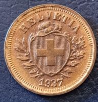 1 RAPPEN JAHR 1937 - SCHWEIZ