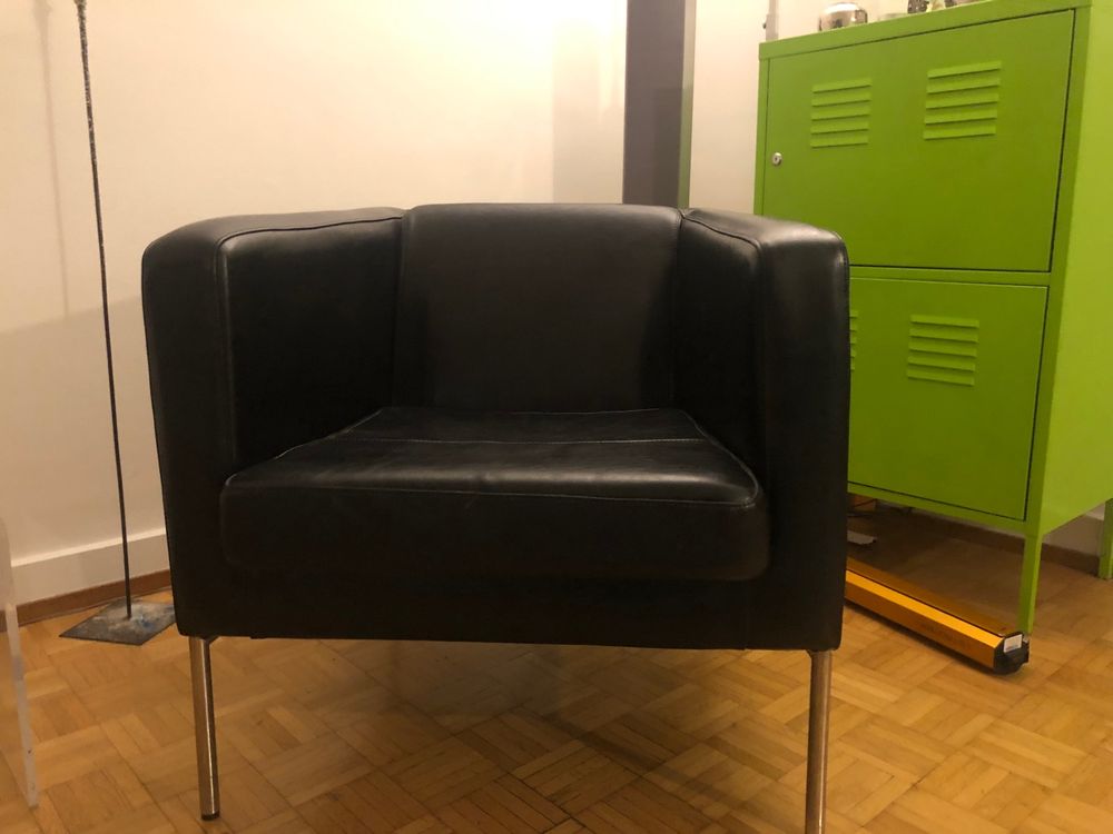 Schwarzer Ledersessel Ikea Kaufen auf Ricardo