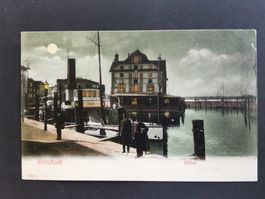 Rorschach  Ansichtskarte   Dampfschiff   Hafen  Bodensee  SG
