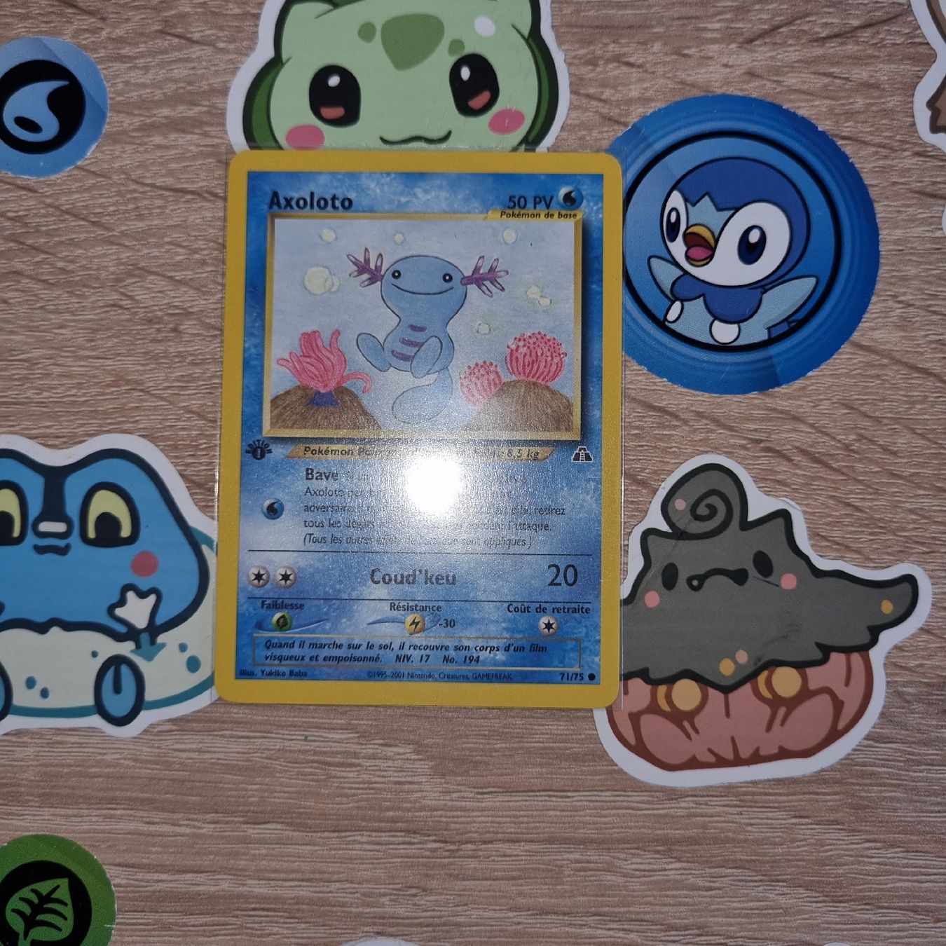 Pokémon Sammelbilder & Trading cards: axoloto ed1, excellent état – Gebraucht aus St-Maurice von Woopersonal 1