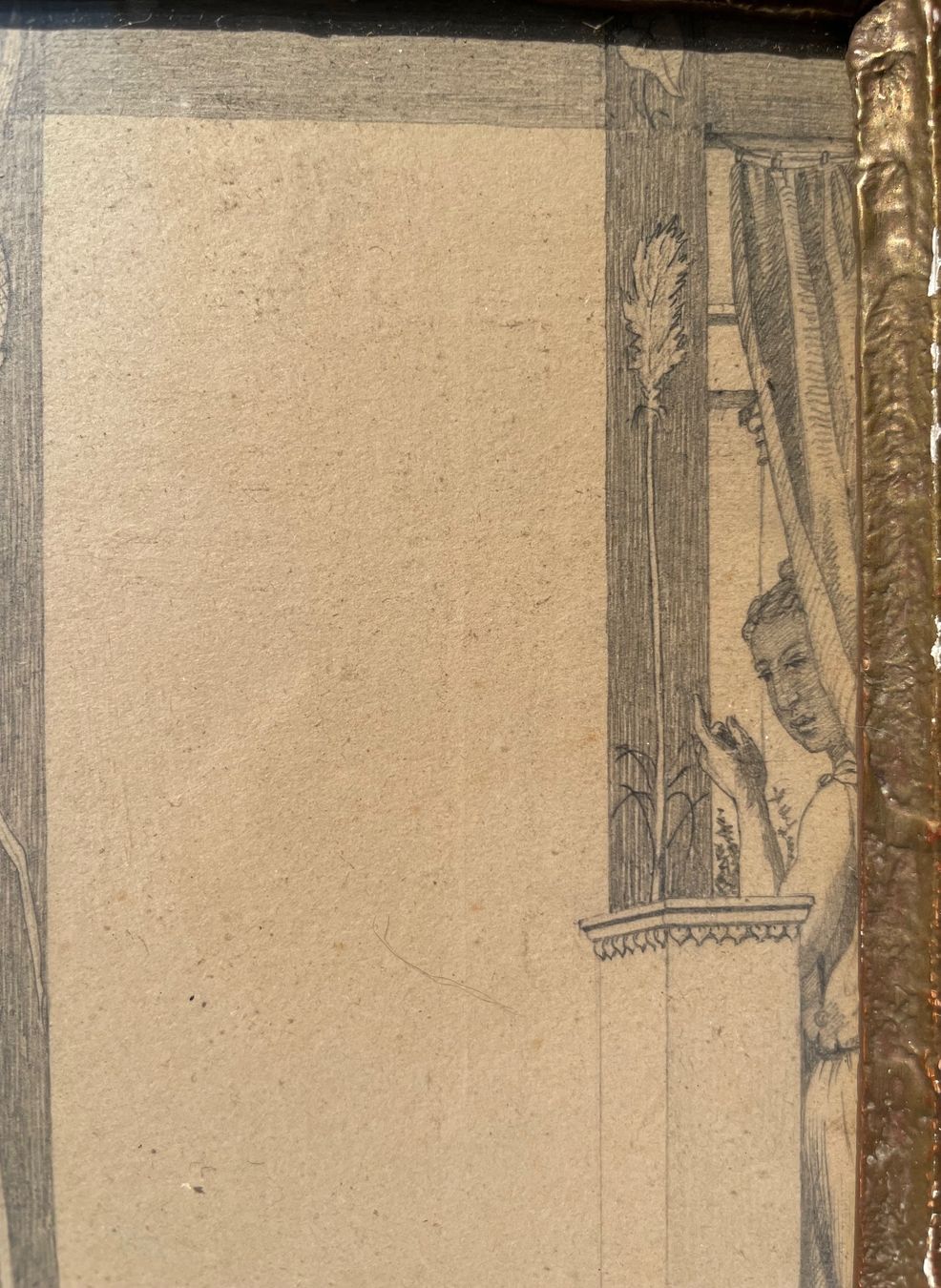 Dipinti: Henri Hébert dessin ce masque 1868 – Usato da Biel/Bienne venduto da Galaq 3