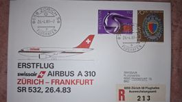 Swissair Zürich - Frankfurt 26.04.1983