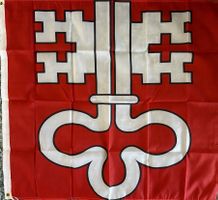 Fahne Flagge Kanton Nidwalden Hergiswil Vierwaldstättersee