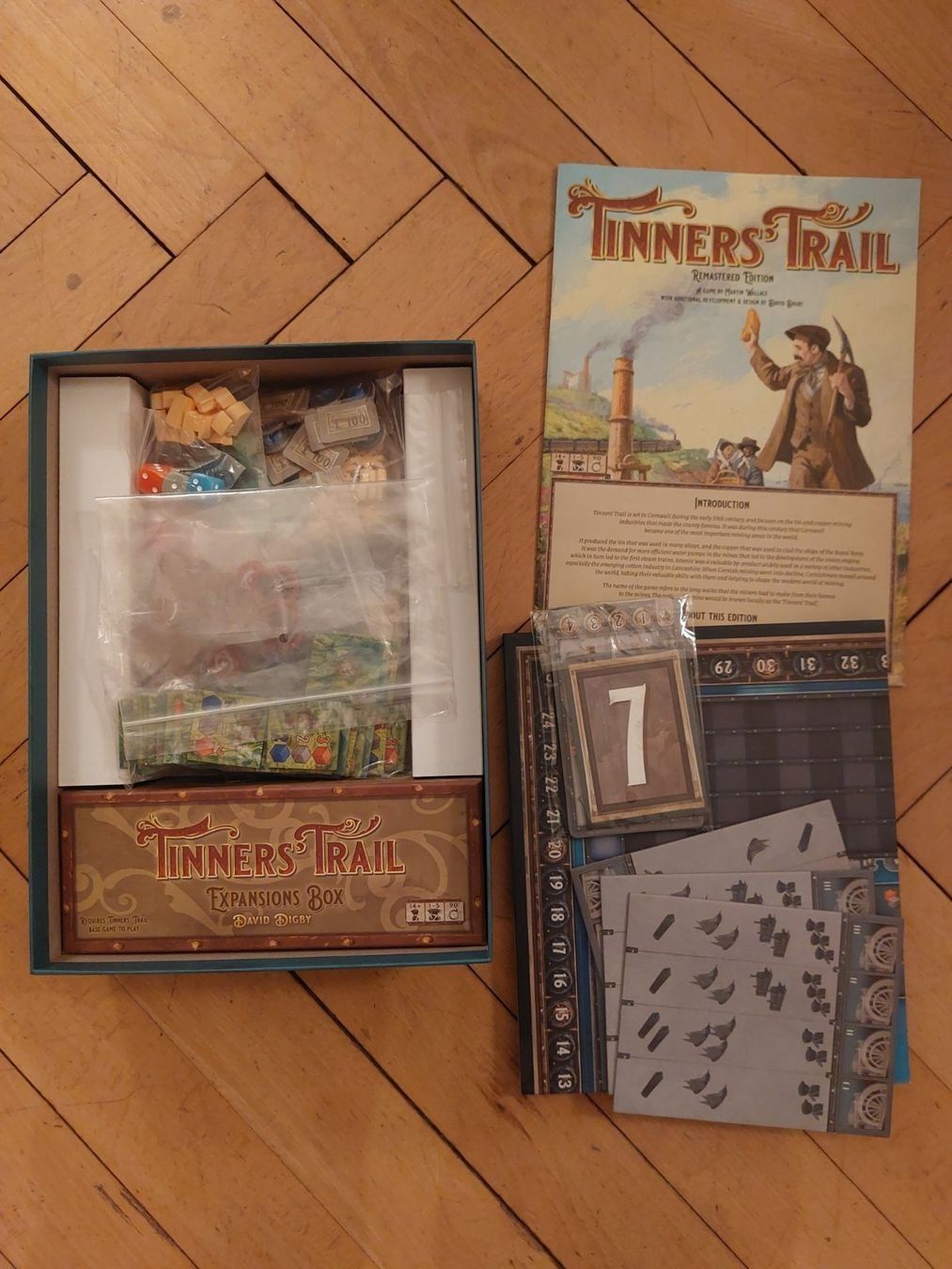 Spiele: TINNER'S TRAIL (Remastered Edition) + Expansion Box – Neu (gemäss Beschreibung) aus Luzern von Blue-Moon 3