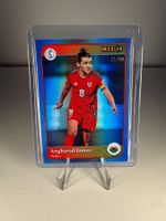 Angharad James Wales 21/99 BLUE REFRACTOR Topps Merlin EURO