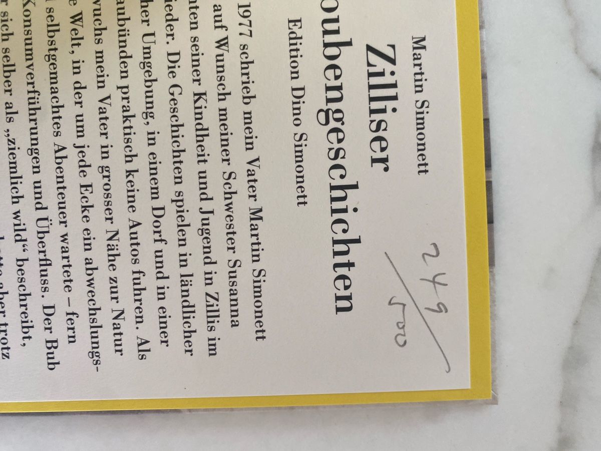 Libri: Zilliser lausbubengeschichte buch simonett – Nuovo (secondo la descrizione) da burgdorf venduto da kaethiduebi 1